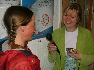 Intervjuad av Marie fr radiokanalen x3m
