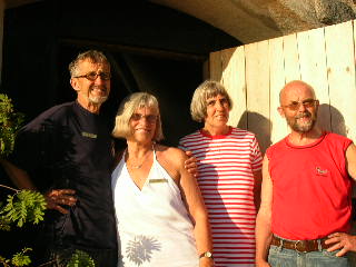 John, Margareta, Inga-Lisa och Bernt vid Capella Ecumenia